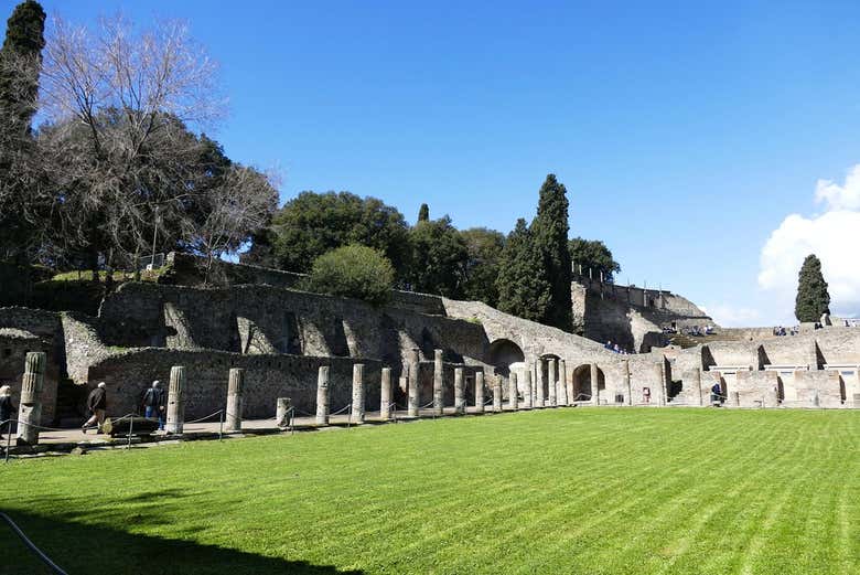 The Pompeii ruins