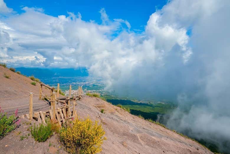 Climbing Mount Vesuvius