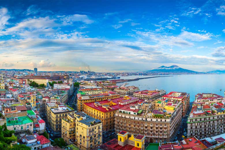 Panoramic view of Naples